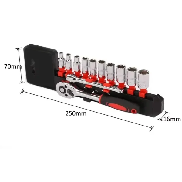 Wrench Socket Set – Car & Bike Repair Tool Kit