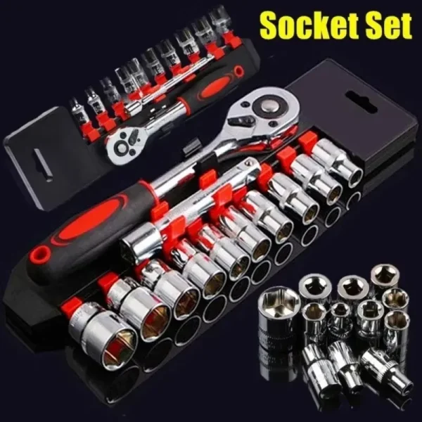 Wrench Socket Set – Car & Bike Repair Tool Kit