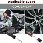 46PC 1/4" Drive Socket & Ratchet Wrench Set – Metric Tool Kit for Auto & Home