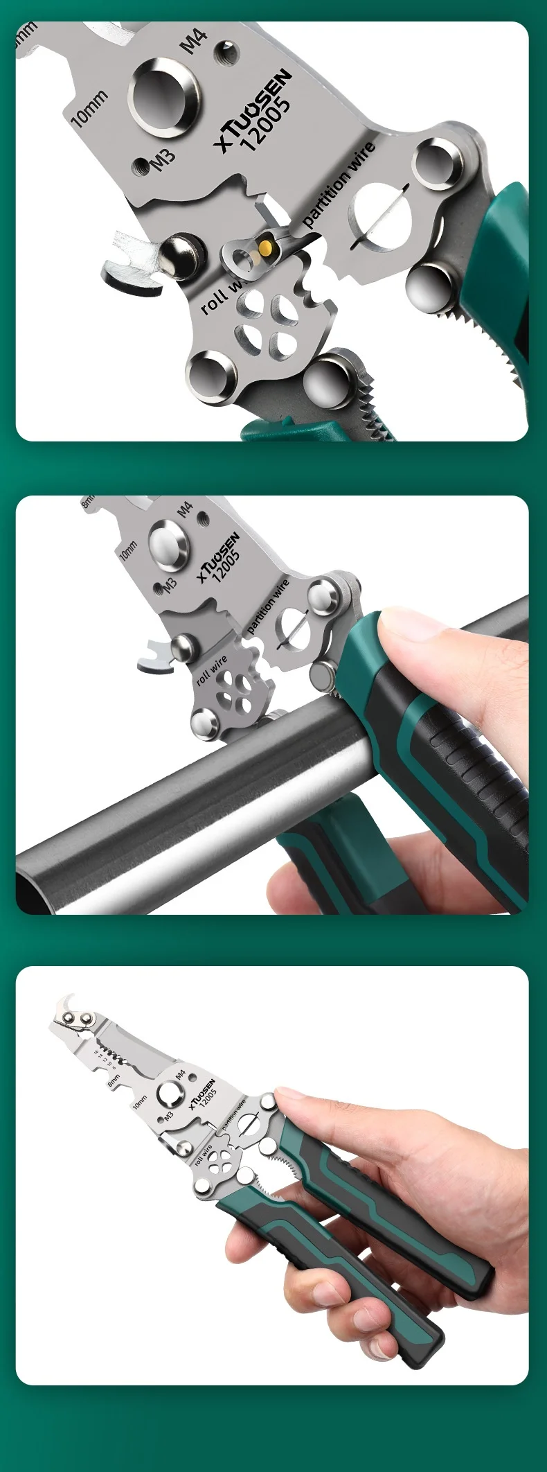 Foldable Electrician Wire Pliers – Multi-Function Cutter, Splitter & Crimper