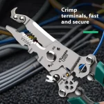 Foldable Electrician Wire Pliers – Multi-Function Cutter, Splitter & Crimper