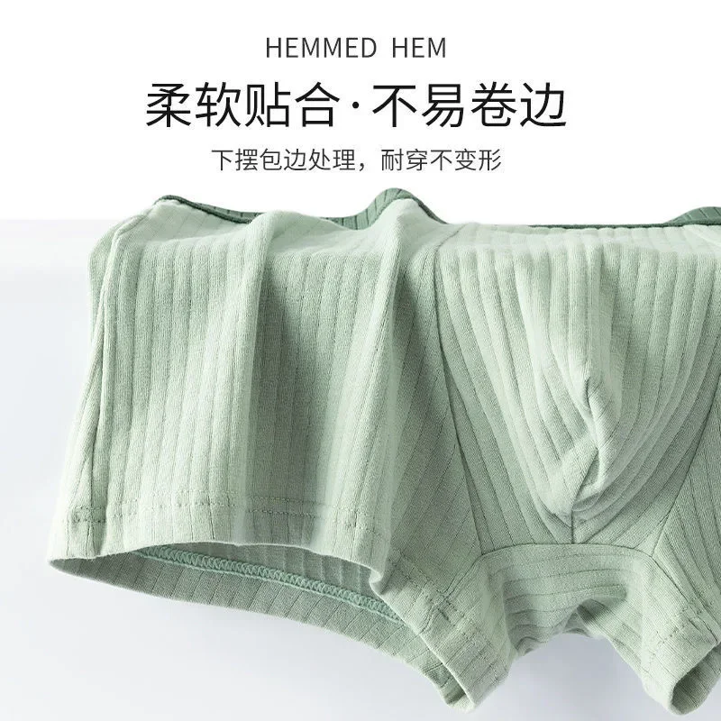 7PCS Men’s Cotton Boxer Shorts – Breathable, Mid-Waist, Soft Underwear