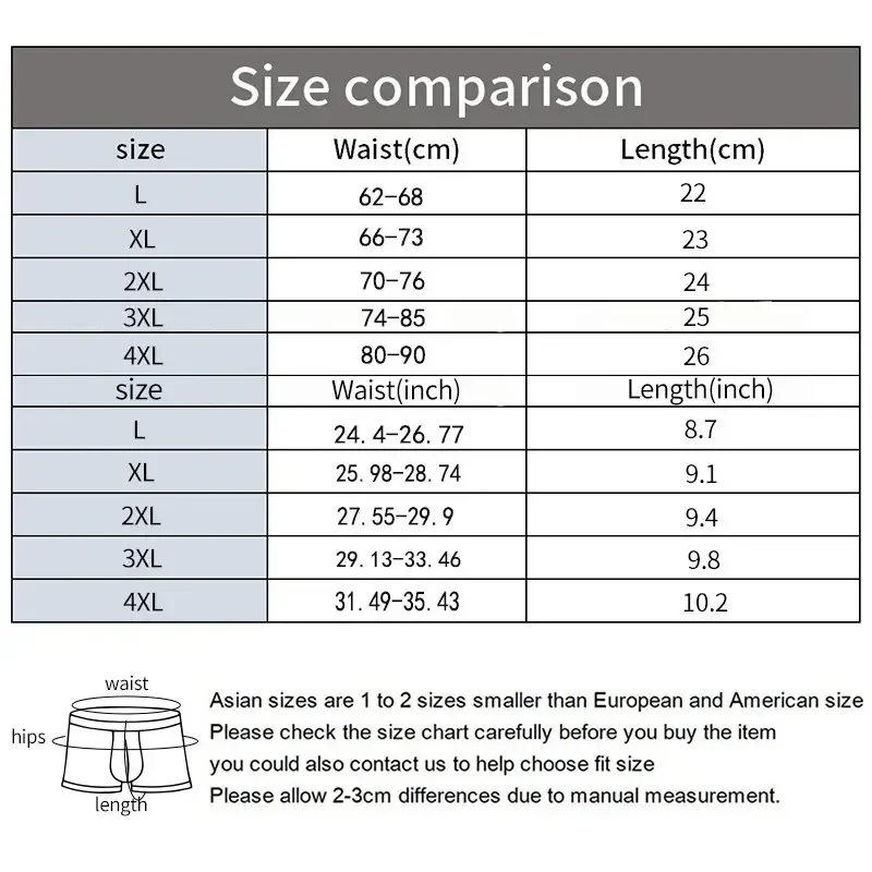 7PCS Men’s Cotton Boxer Shorts – Breathable, Mid-Waist, Soft Underwear