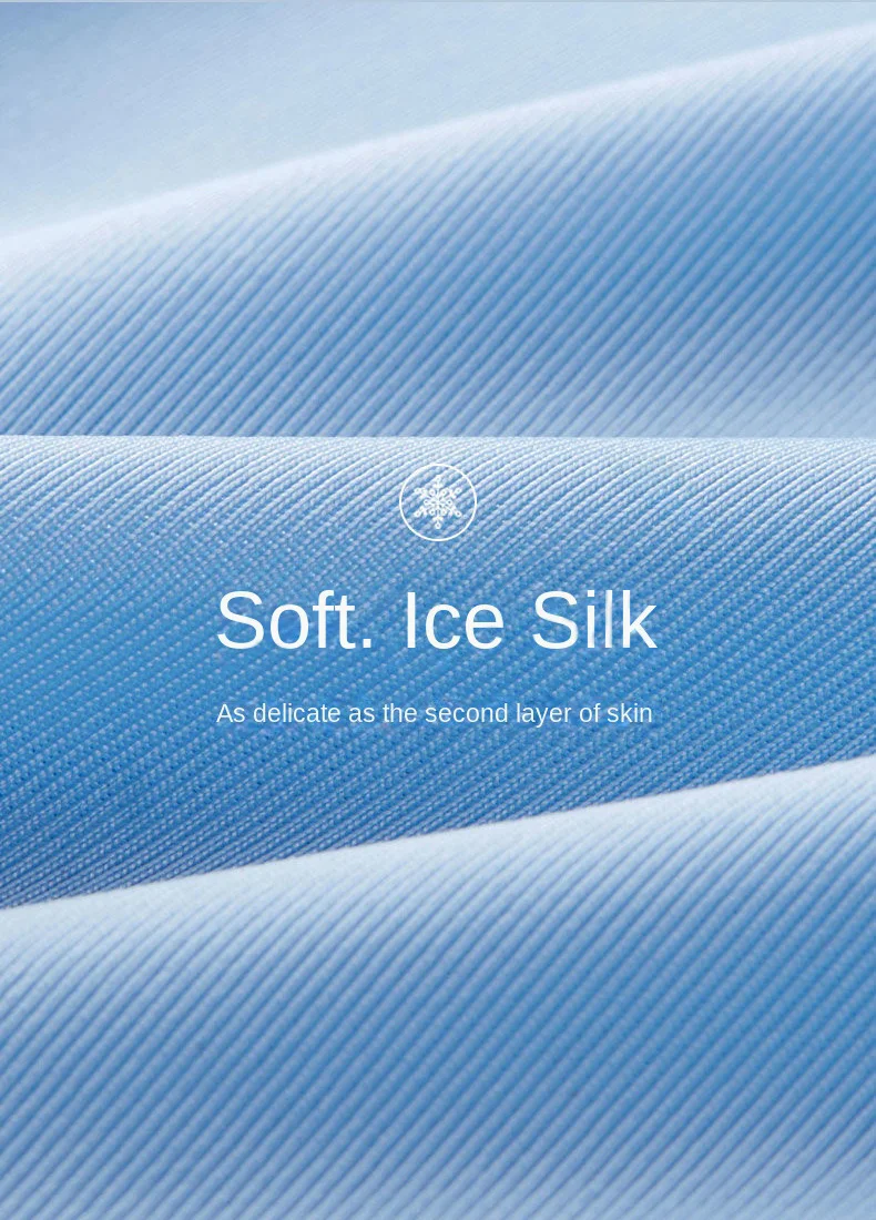 4pcs Boxer Shorts Men's Ice Silk Underwear