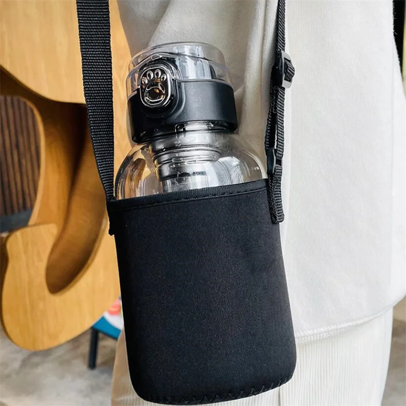 Large Capacity Portable Borosilica Glass Bottle With Tea Infuser Filter