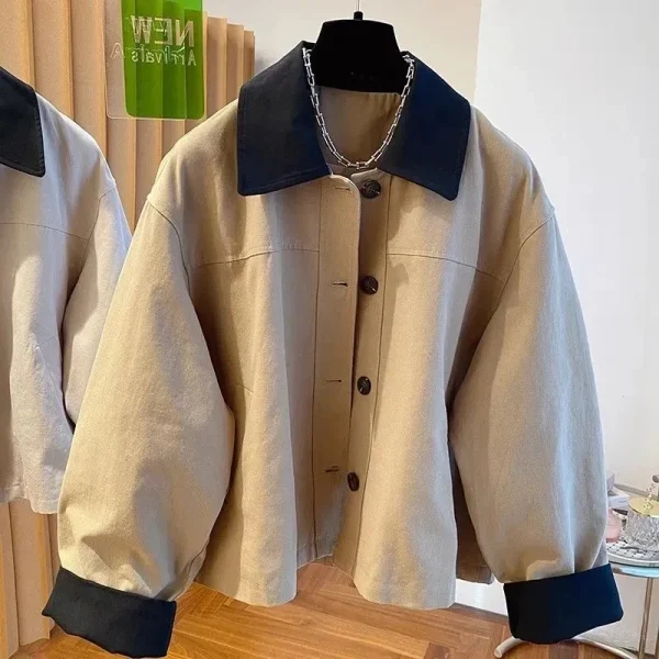 Trenchcoat dame 2025 – langermet, allsidig og elegant vår/høst vindjakke