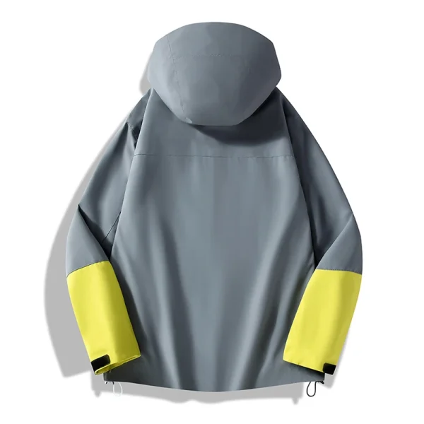 JNLN unisex softshelljakke – vanntett hettejakke for fotturer, camping og klatring, sporty og casual