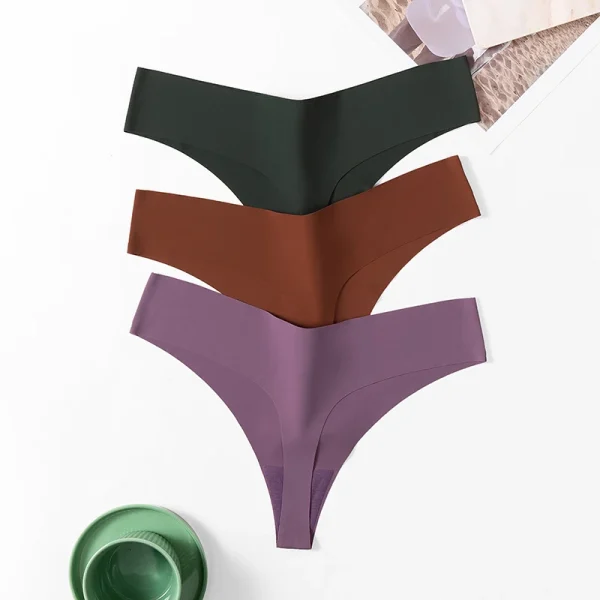 10pk Dame G-strenger – Sømløse, Pustende, Komfortable Undertøy