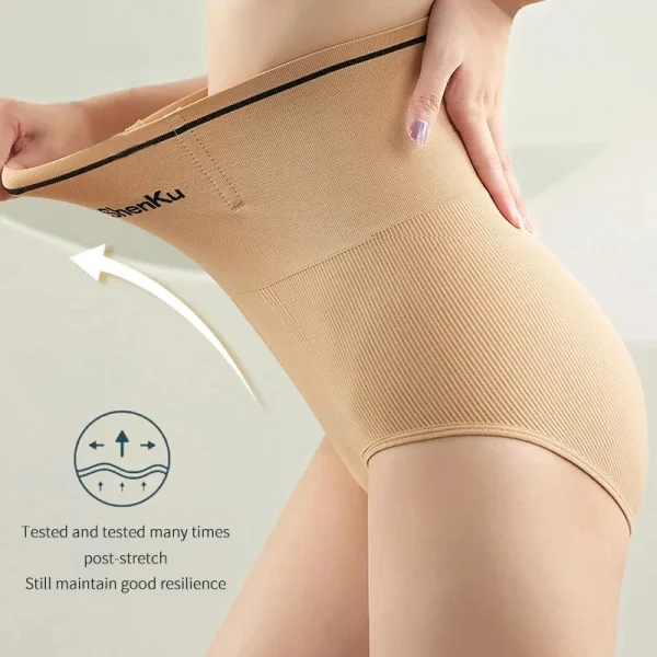 Høy Midje Shapewear Truser – Sømløse Truser med Magekontroll og Rumpe­løft