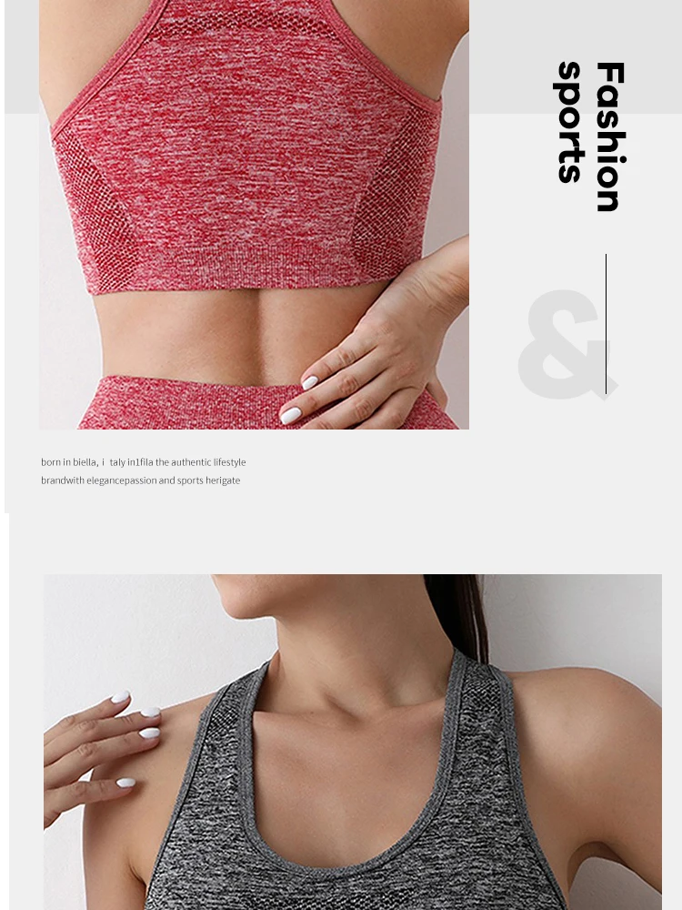 Soutien-gorge Push-Up Femme – Respirant, Sans Armature, Sport Yoga Fitness