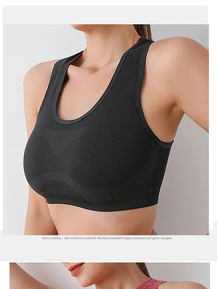 Soutien-gorge Push-Up Femme – Respirant, Sans Armature, Sport Yoga Fitness