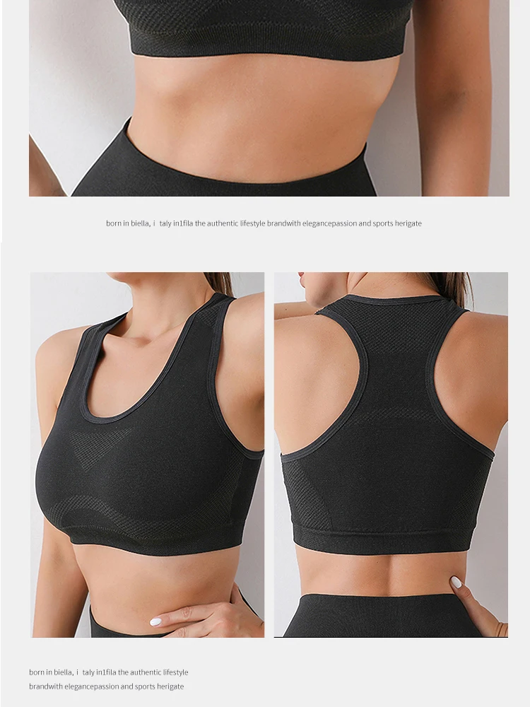 Soutien-gorge Push-Up Femme – Respirant, Sans Armature, Sport Yoga Fitness
