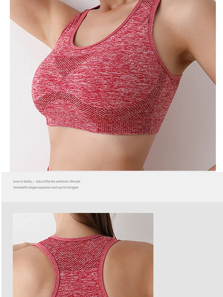 Soutien-gorge Push-Up Femme – Respirant, Sans Armature, Sport Yoga Fitness