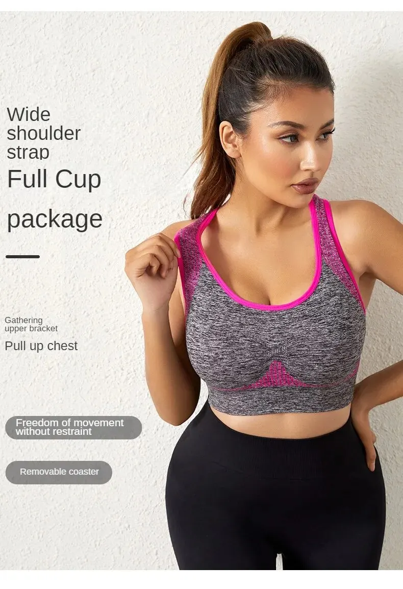 Women's Low Impact Sports Bra – Padded Backless Yoga Crop Top