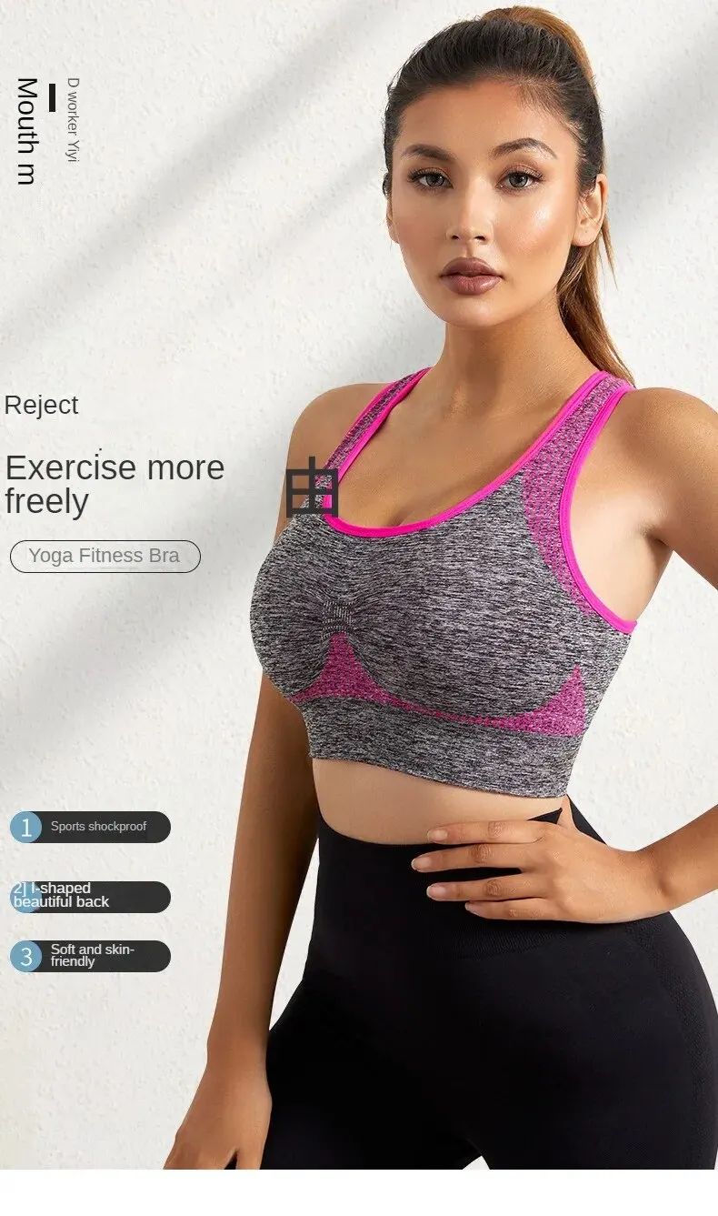 Women's Low Impact Sports Bra – Padded Backless Yoga Crop Top