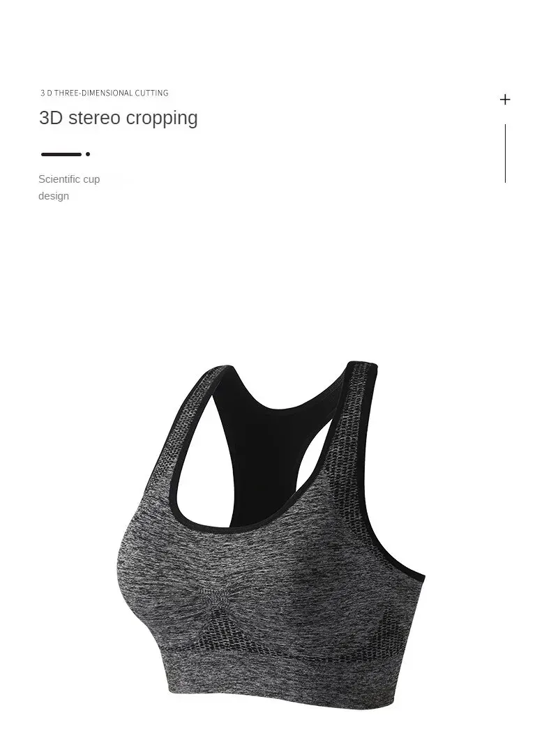 Women's Low Impact Sports Bra – Padded Backless Yoga Crop Top