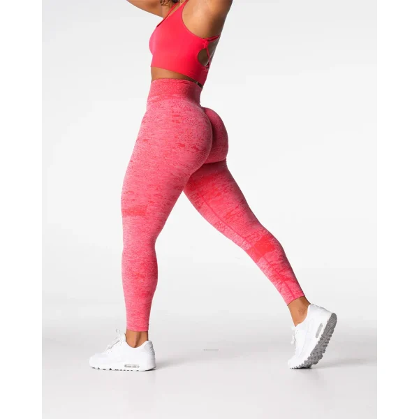 Seamless Yoga Leggings Dame – Høytliv, Booty Lift & Treningstights